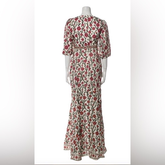 Agua by Agua Bendita Floral Print Long Dress Size Medium NWT - Picture 3 of 3